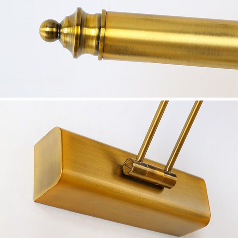 Stainless-Steel Linear LED Wall Light in Modern Simplicity Plastic Extendable Wall Lamp for Bathroom