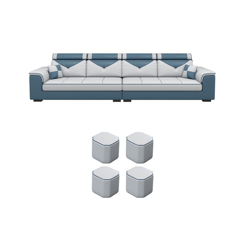 Contemporary Removable Cushions Sectionals 35.43"High Pillow Top Arm Sofa with Storage