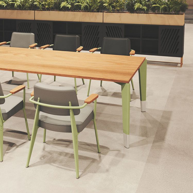 Rectangle 4 Legs Home Furniture Industrial Style Solid Wood Dining Room Collection