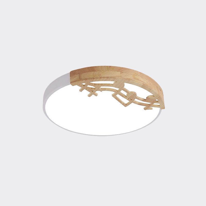 Plafonnier Led contemporain avec abat-jour en acrylique, luminaire rond vert/blanc/gris pour chambre à coucher