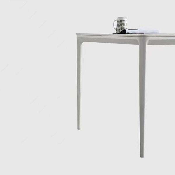 Contemporary 1/2/4/5/6/7 Pieces Furniture Stone Rectangle Dining Chairs Set in White