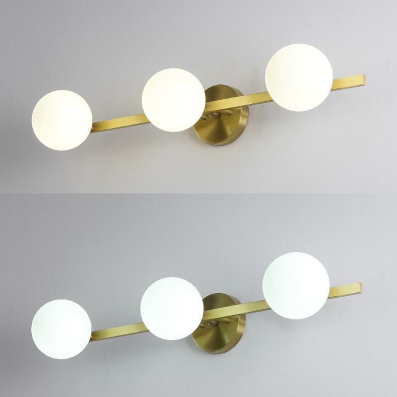 BUBLE SCONCE LARMA SCHEGGIO MIMERISTRO MITERISTRO IL LIMINE DELLA parete Gold Gold per il bagno