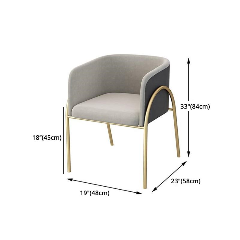 1/2/5/7 Pcs Metal Glam Style Dining Room Set with Rectangle Table Dinette Set