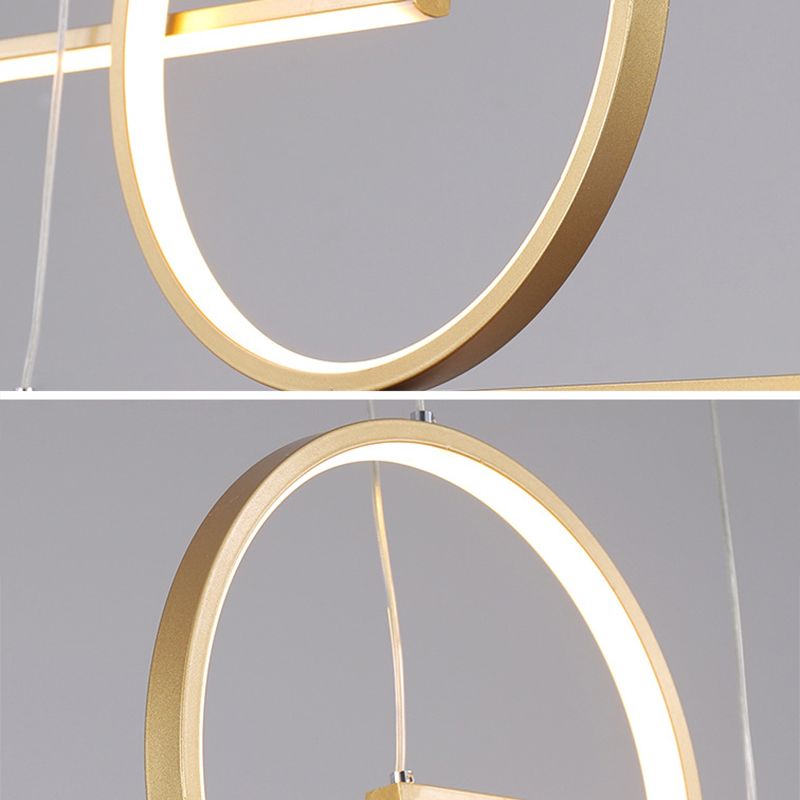 LED LED LED WARROUGE LEDEAR LIGNE DU PRENDANT ACRYLIQUE MODERNE CONCICON