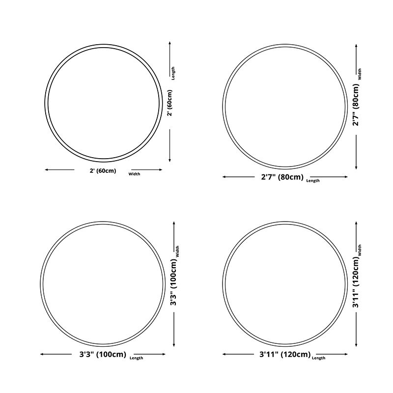 Antique Round Carpet Retro Floral Print Indoor Rug Polyester Non-Slip Backing Carpet for Living Room