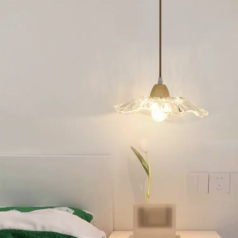 Contemporary Wall Light Fixture Glass Shade Wall Light Sconce for Bedroom