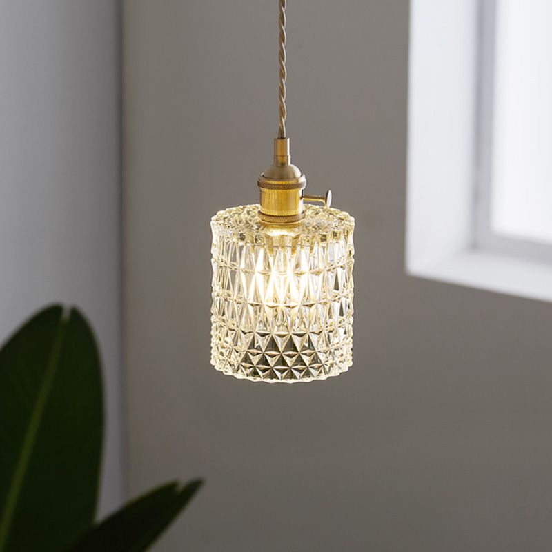 Lampada a sospensione a sospensione a testa singola ottone per cucina il ristorante da cucina