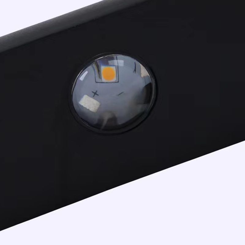 3 Lights Modern Style Wall Lamp Metal Sconces in Black for Outdoor