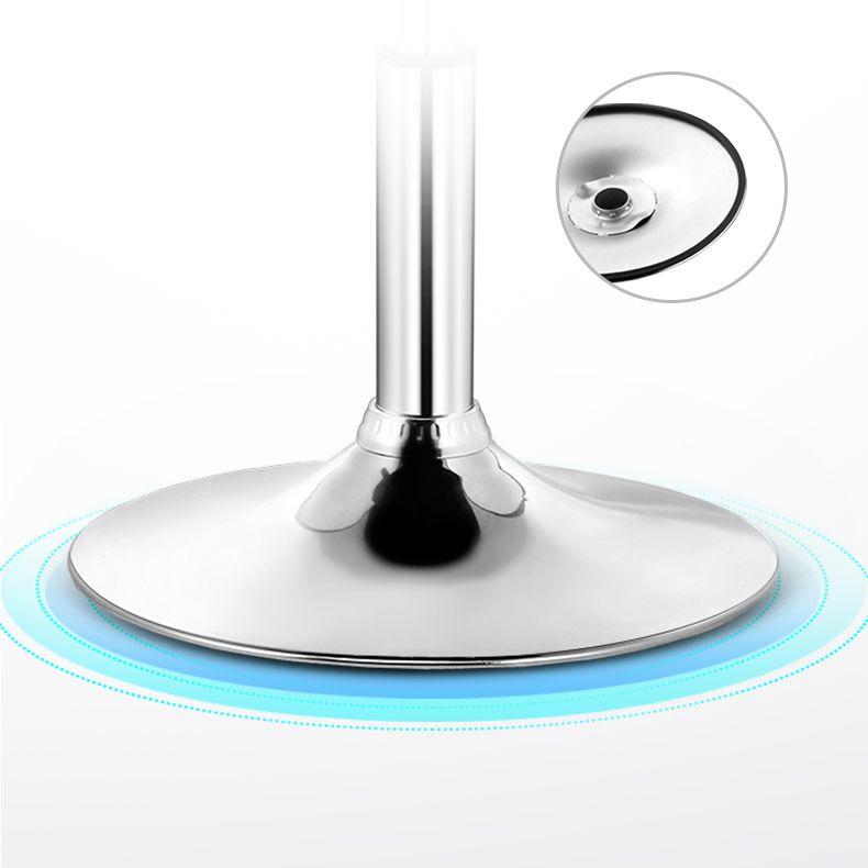 Metal Contemporary Kitchen Dining Room Armless Stool Adjustable Height Barstool