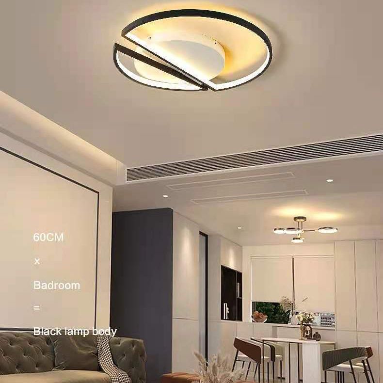 Modern Semi Flush Mount Chandelier Metal Semi Flush Light
