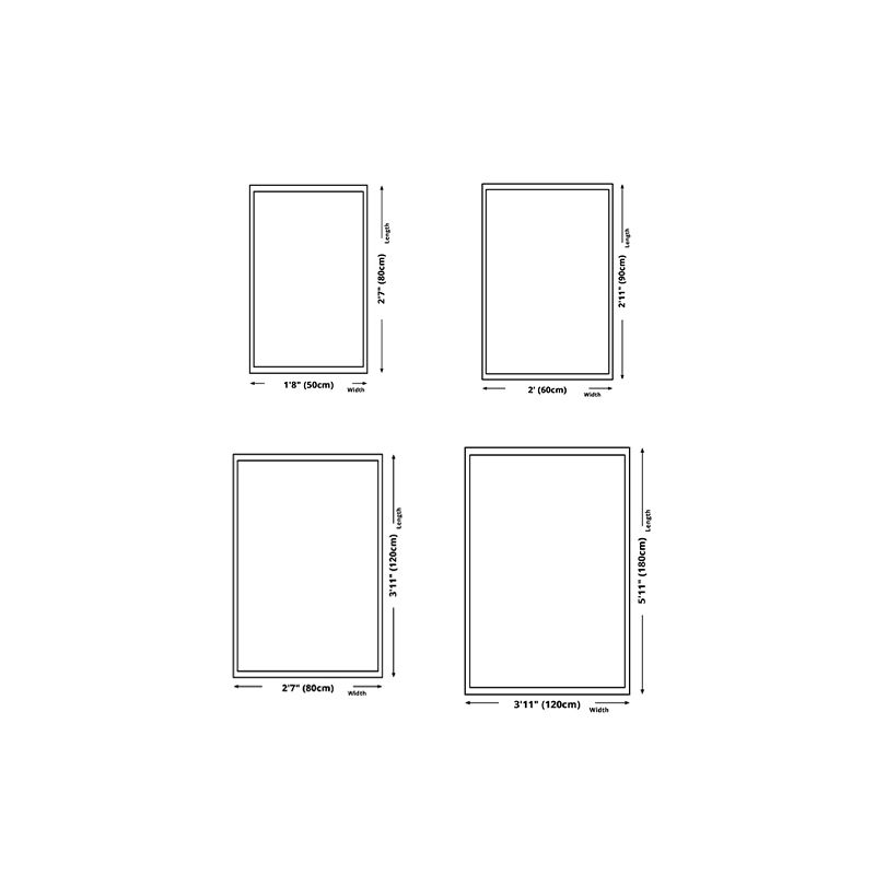 Animal Skin Modern Style Rug Rectangle Shape Stain Resistant Rug for Home Decor