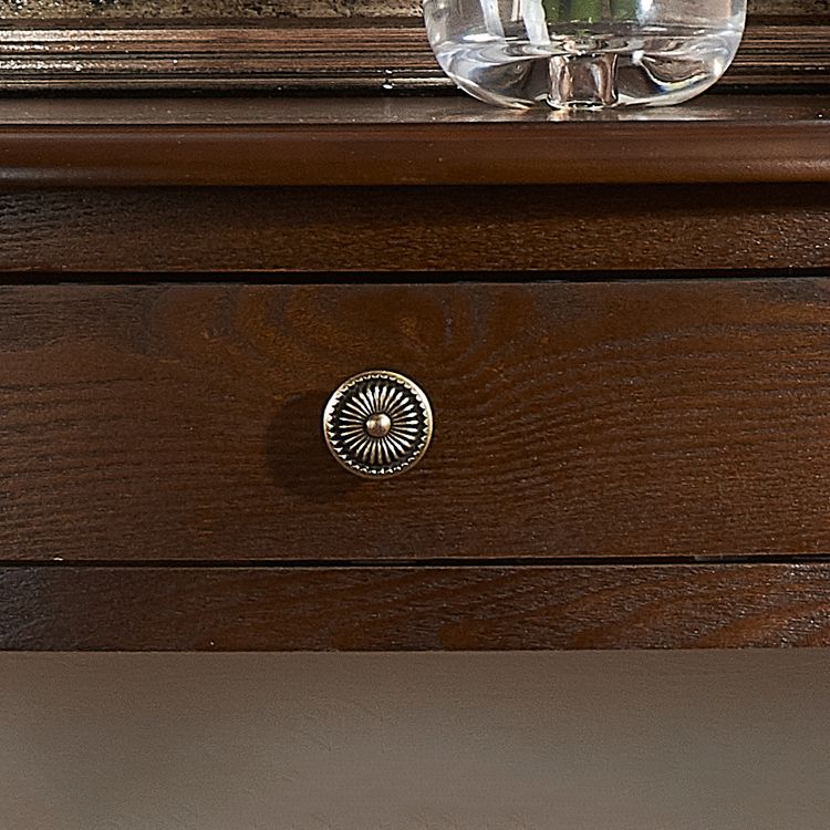 Mid-Century Modern Console Table Antique Finish Console Sofa Table