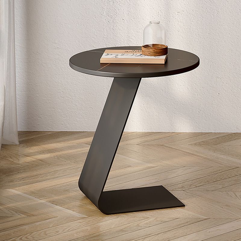 Round Accent Side Table Metal C Side Table Side End Snack Table