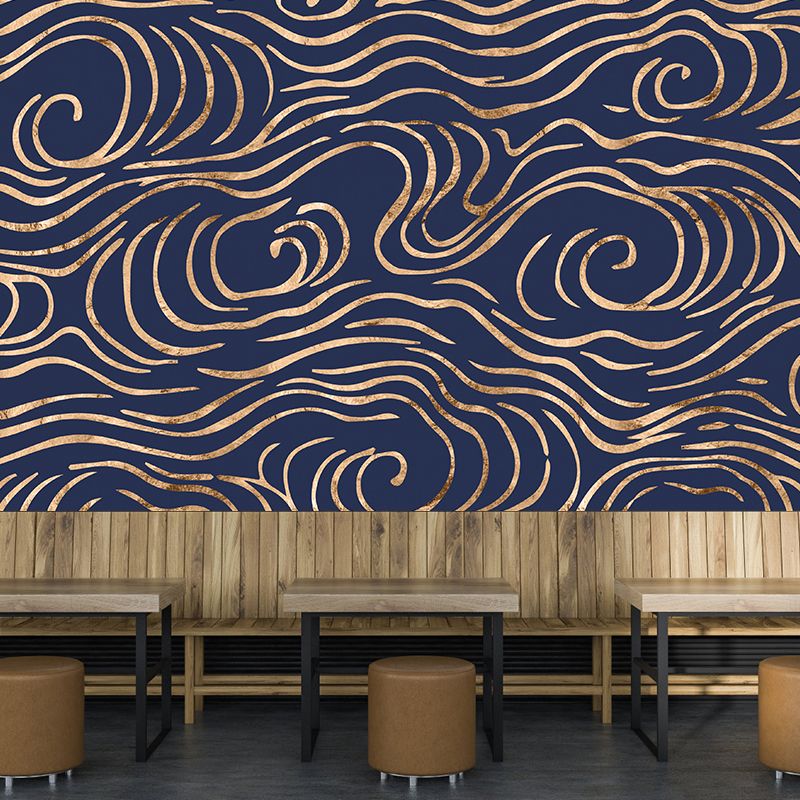 Non-Woven Home Decor Mural Wallpaper Modern Clouding Pattern Wall Covering, Customised