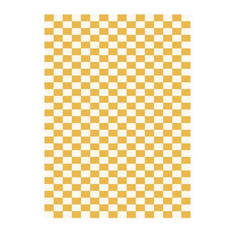 Modern Plaid Carpet Polyester Indoor Rug Non-Slip Backing Rug for Home Decoration