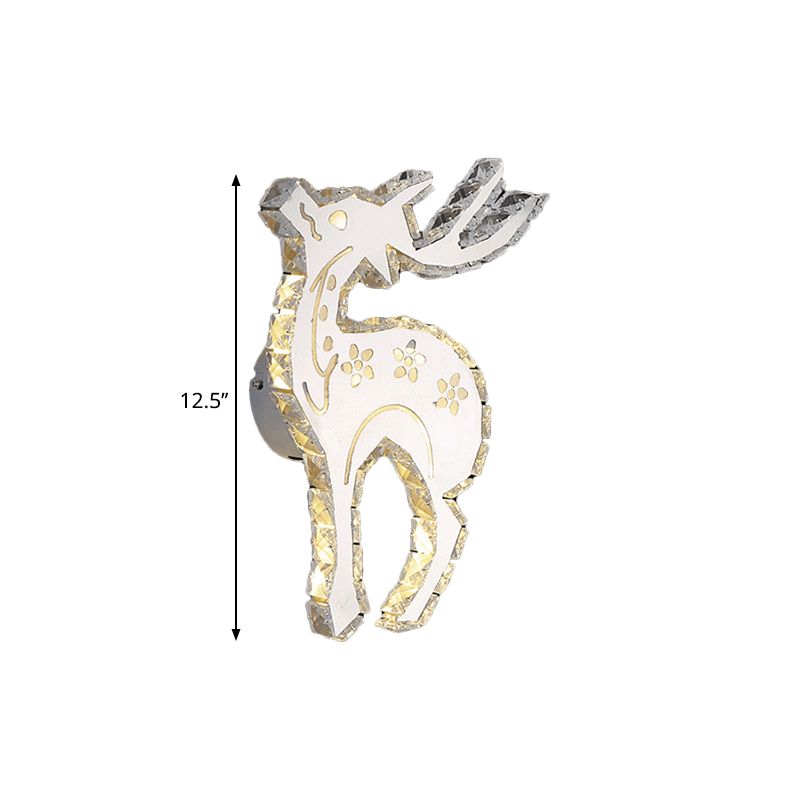 Éclairage de paroi de l'élan à LED blanc