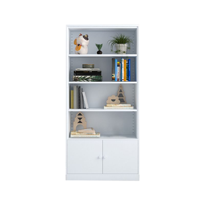13" Wide Modern Bookshelf Closed Back Bookcase with Rectangular Shelves