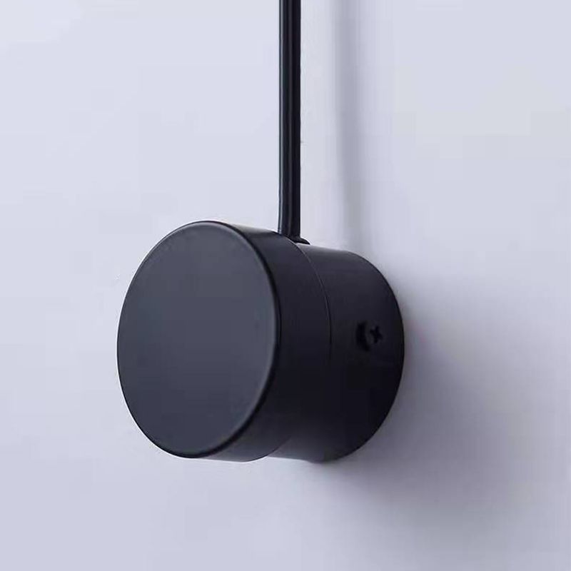 Lampada con applique a parete con montaggio a filo metallico moderno lampada scontata in nero/oro/bianco