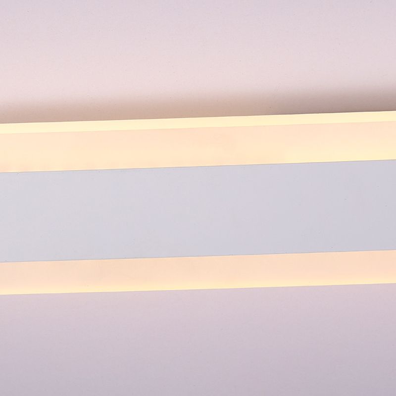 1 Light Linear Wall Mount Light Fixture Modern Wall Lamp Metal Wall Sconces