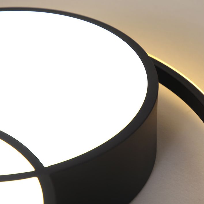 Metaal 3 ringen inbouwarmatuur moderne stijl 3 koppen led-inbouwlamp
