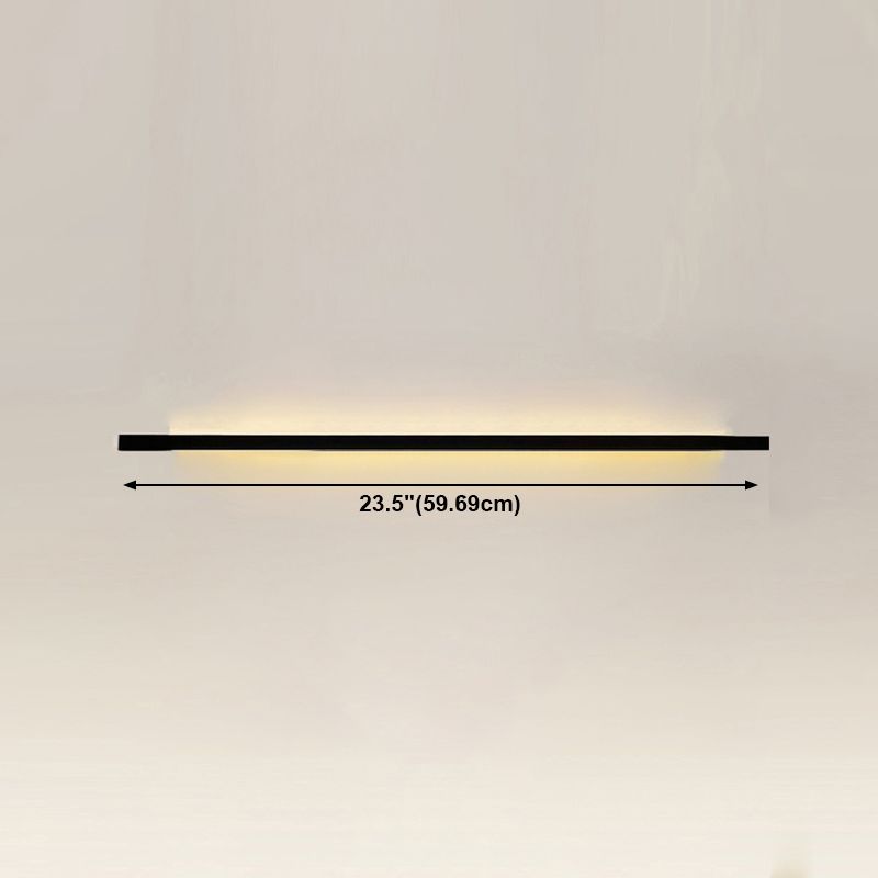 Nordische moderne Streifenform Wand Licht Wohnzimmer Einfache LED -Wandhalterung Leuchte Leuchte