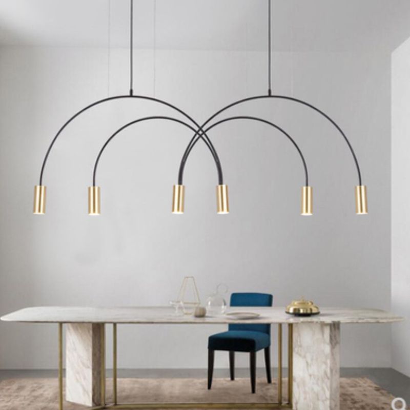 Nordic Modern Simple Style Hanging Chandelier Light for Dining Room Bar