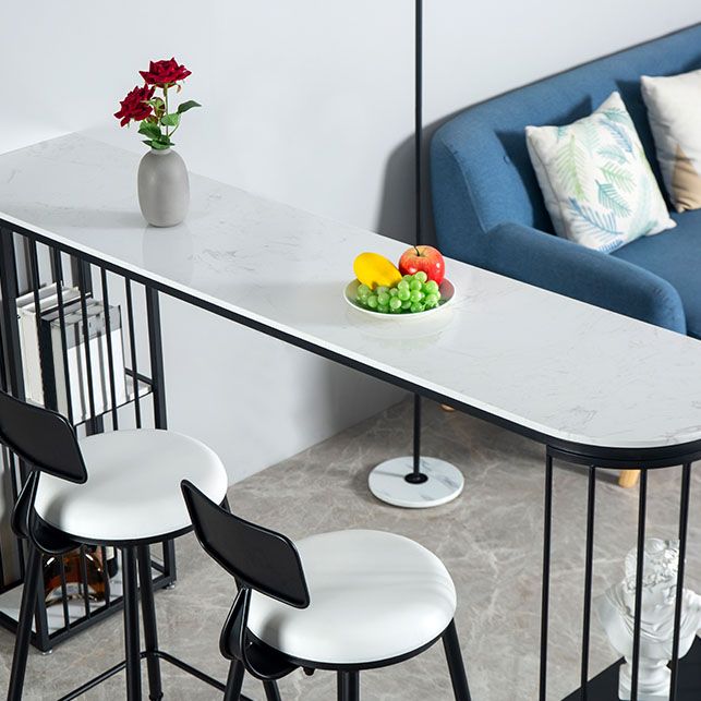 Glam Table and Stool Set Oval 1/2/3 Pieces Bar Pub Table Set