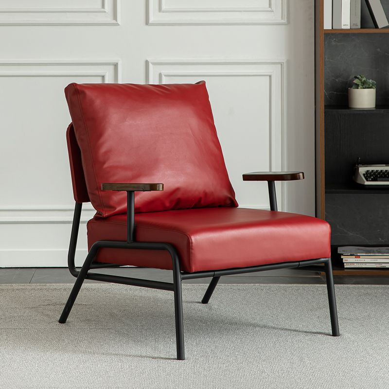 Industrial Solid Color Accent Armchair 30.3" Wide Arm Chair for Living Room