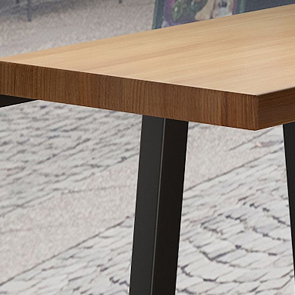 Contemporary Indoor Bar Dining Table Metal and Wood Bar Stool Table