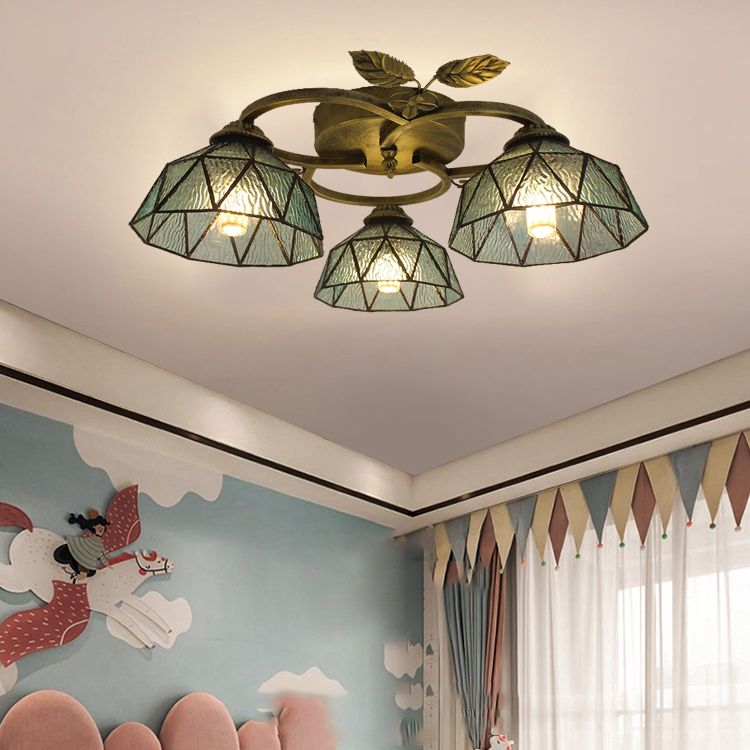 Creative Glass Flush Mount Ceiling Light Modern Flush Mount Ceiling Fixture