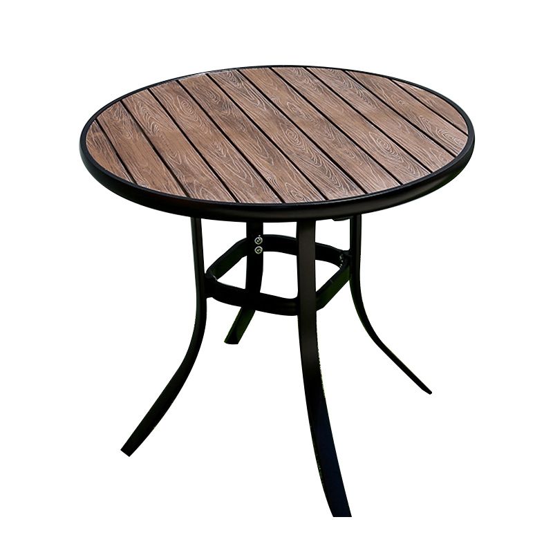 Industrial Dining Table Wood Rust Resistant Table, Water Resistant