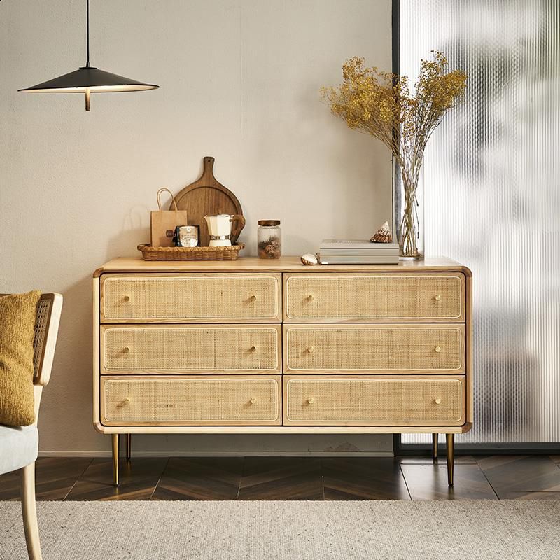 Traditional Storage Chest Dresser Dresser Wooden Chest with Drawers