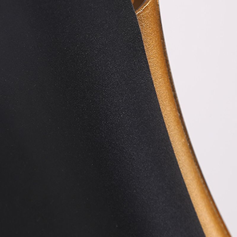 Geometrische Form Metall Wandleuchte moderne Stil 2 Lichter Wandhalterung Licht in Schwarz