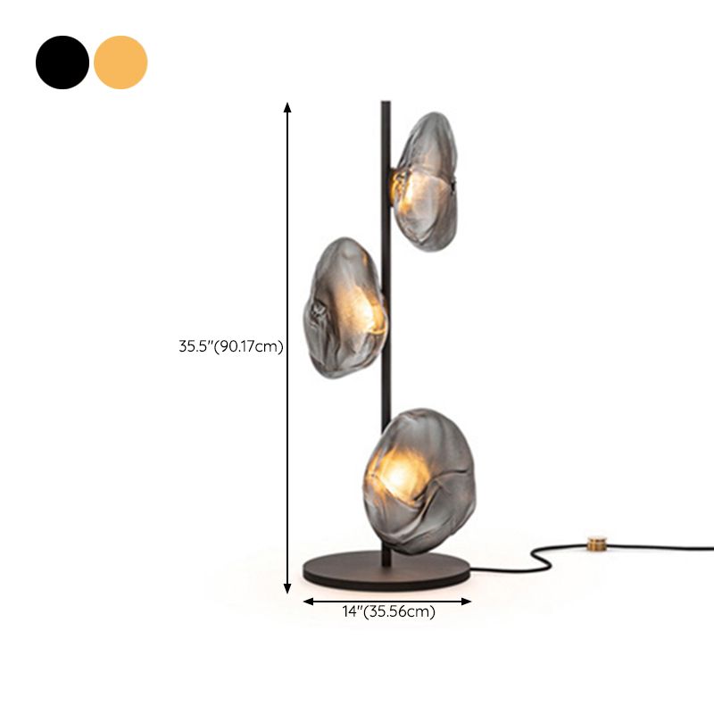 Modern Floor Lamp Creative Glass LED Floor Standing Light for Living Room