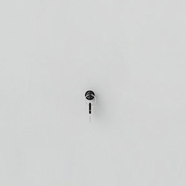 Modern Style Hinged Door Wardrobe for Home Grey Metal Cabinet