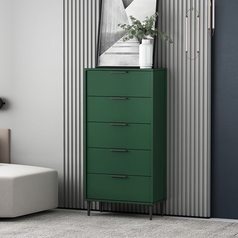 Vertical Wood Contemporary Dresser Bedroom Lingerie Chest Dresser with Drawer