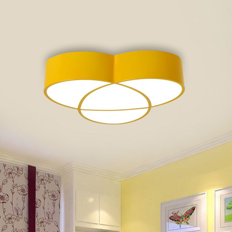 Bloemvormige plafondlicht Modern Stijlvolle acrylspoeling Mount Light voor restaurant