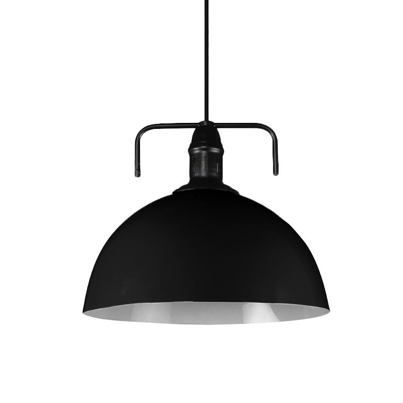 12 "/14"/16 "largo 1 luce in metallo leggero luce vintage blu/verde a sospensione del soffitto con cavo