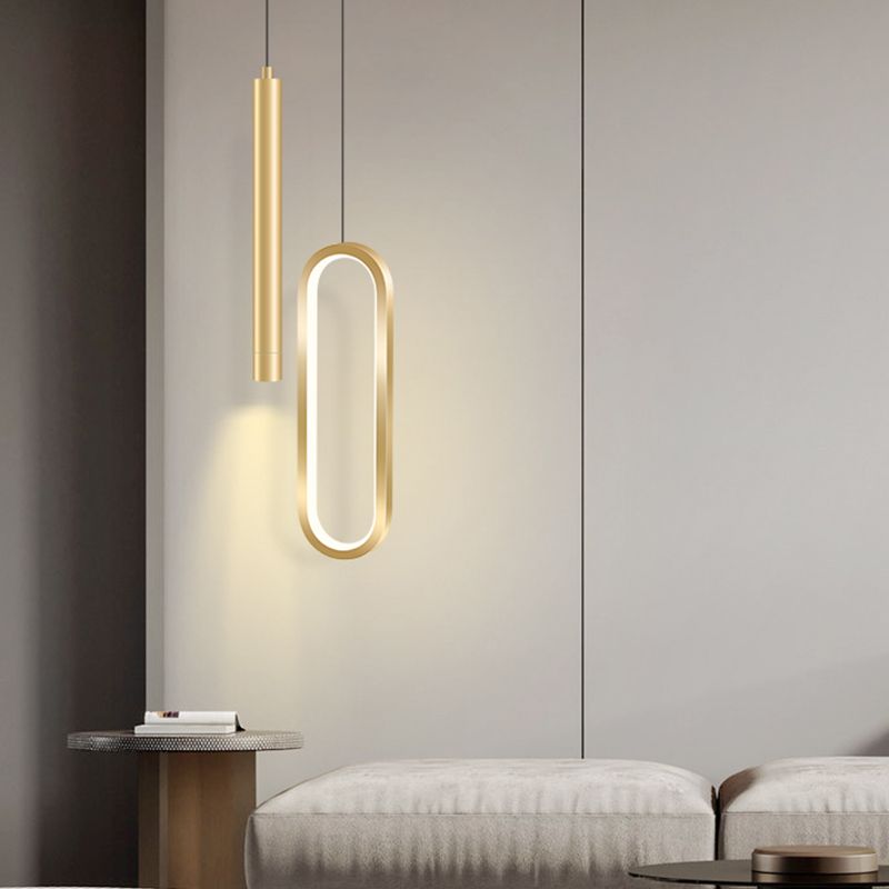 Lumière suspendue au ménage moderne Aménagement de pendentif linéaire pour le salon du salon