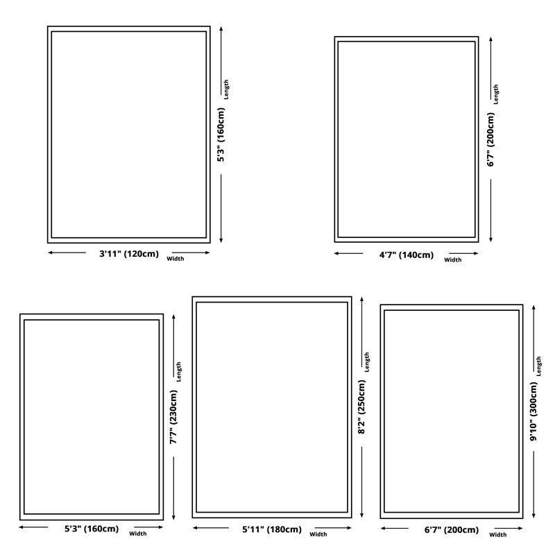 Modern Home Decoration Carpet Checkered Pattern Area Rug Polyester Non-Slip Backing Indoor Carpet