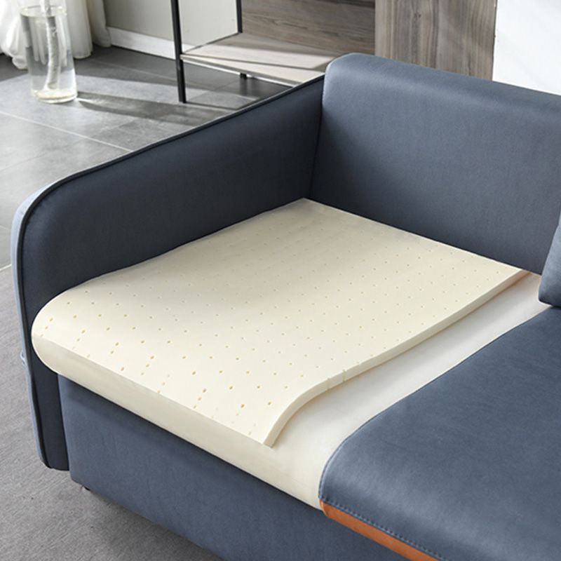 Modern Faux Leather Sectional Square Arm for Living Room with Storage