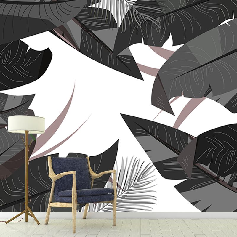 Tropical Wall Mural Wallpaper Plants Decorative Eco-friendly Wall Art