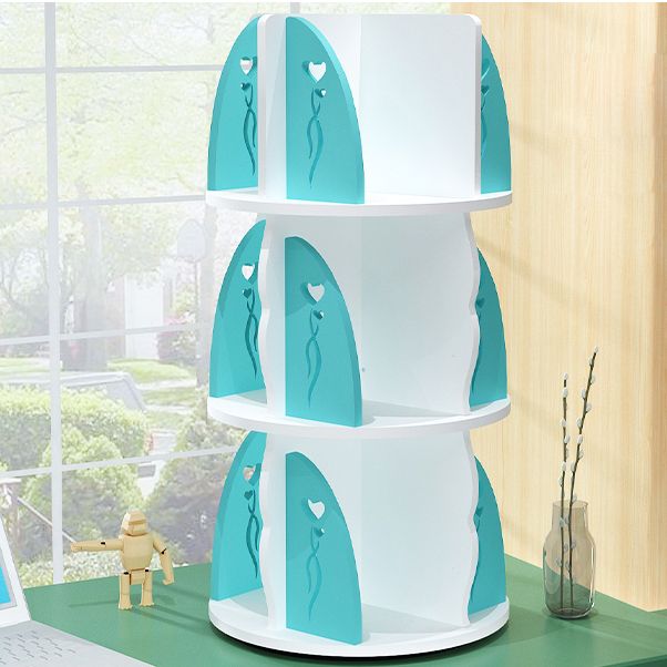 Engineered Wood Shelf Bookcase Contemporary Bookshelf for Office