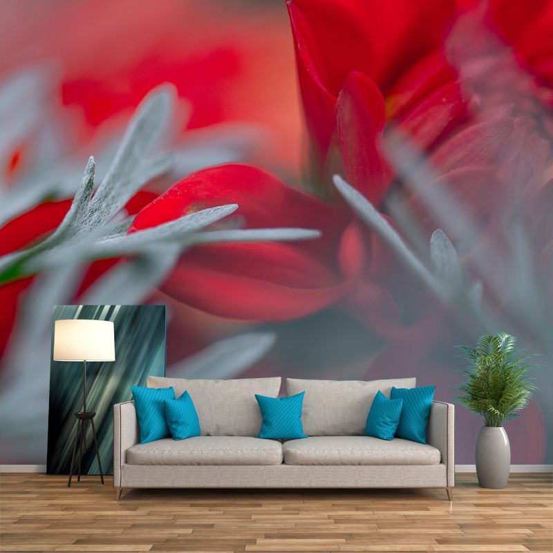 Illustration Mildew Resistant Mural Wallpaper Abstract Style Indoor Wall Mural