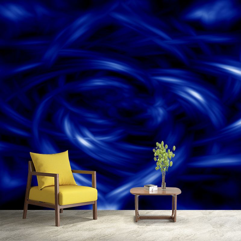 Swirl Abstraction Mural Decal for Living Room Wall Decor, Customized Size Available