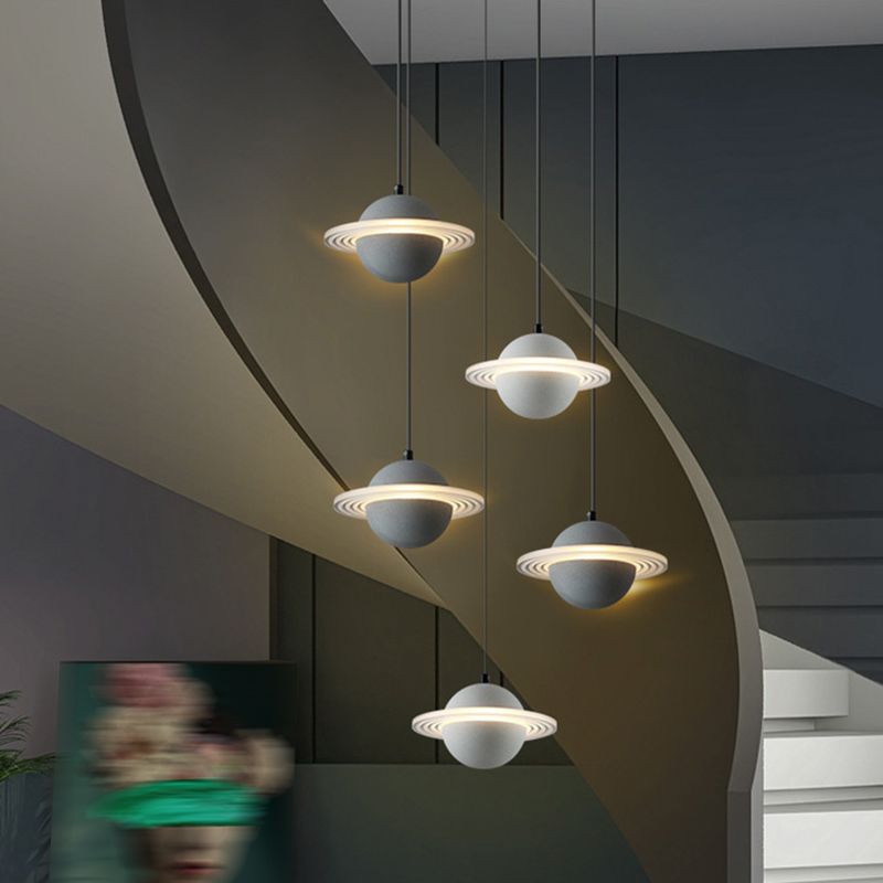 Bar de plafond suspendu de ciment moderne