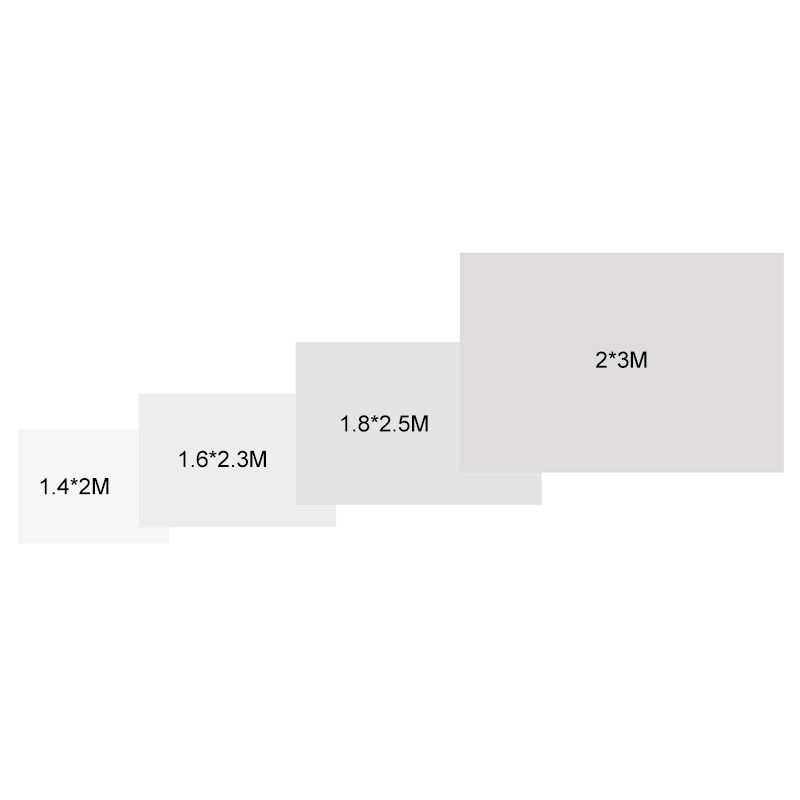 Simple Solid Color Modern Rug Polyester Color Block Splicing Area Rug Non-Slip Backing Carpet for Living Room