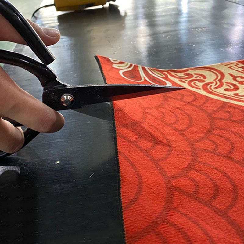 Farbblock Geometrischer Teppichbereich Teppich Polyster Haustierfreundlich Easy Care Area Teppich