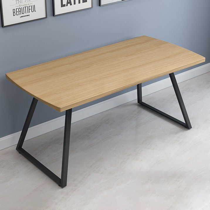 Industrial 1/2/3/5/7 Pieces Dining Set Rectangular Solid Wood Indoor Dinette Set