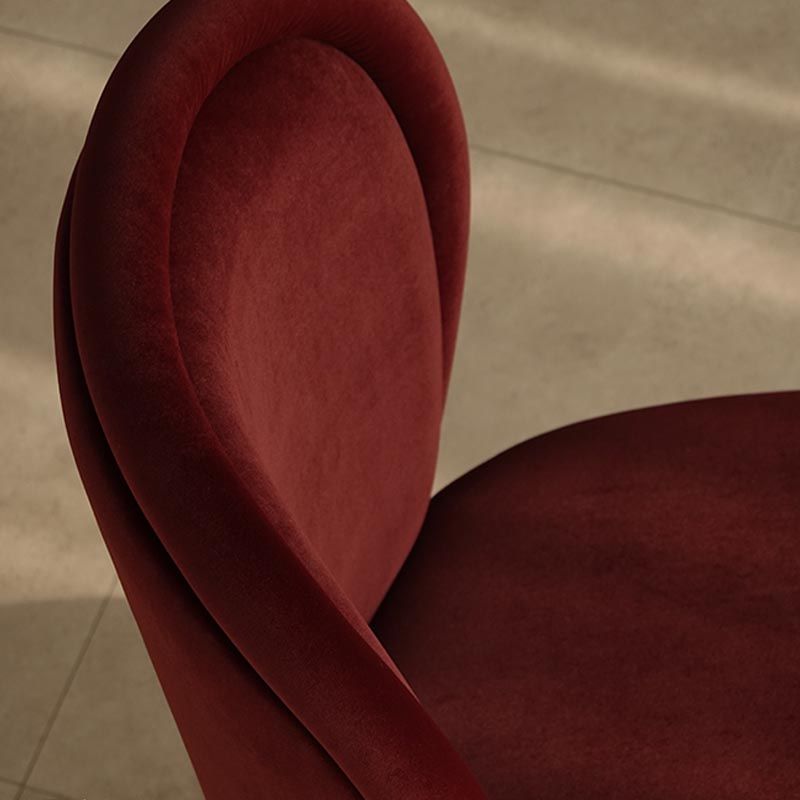 Upholstered Armless Dining Chair Contemporary Dining Room Side Chair
